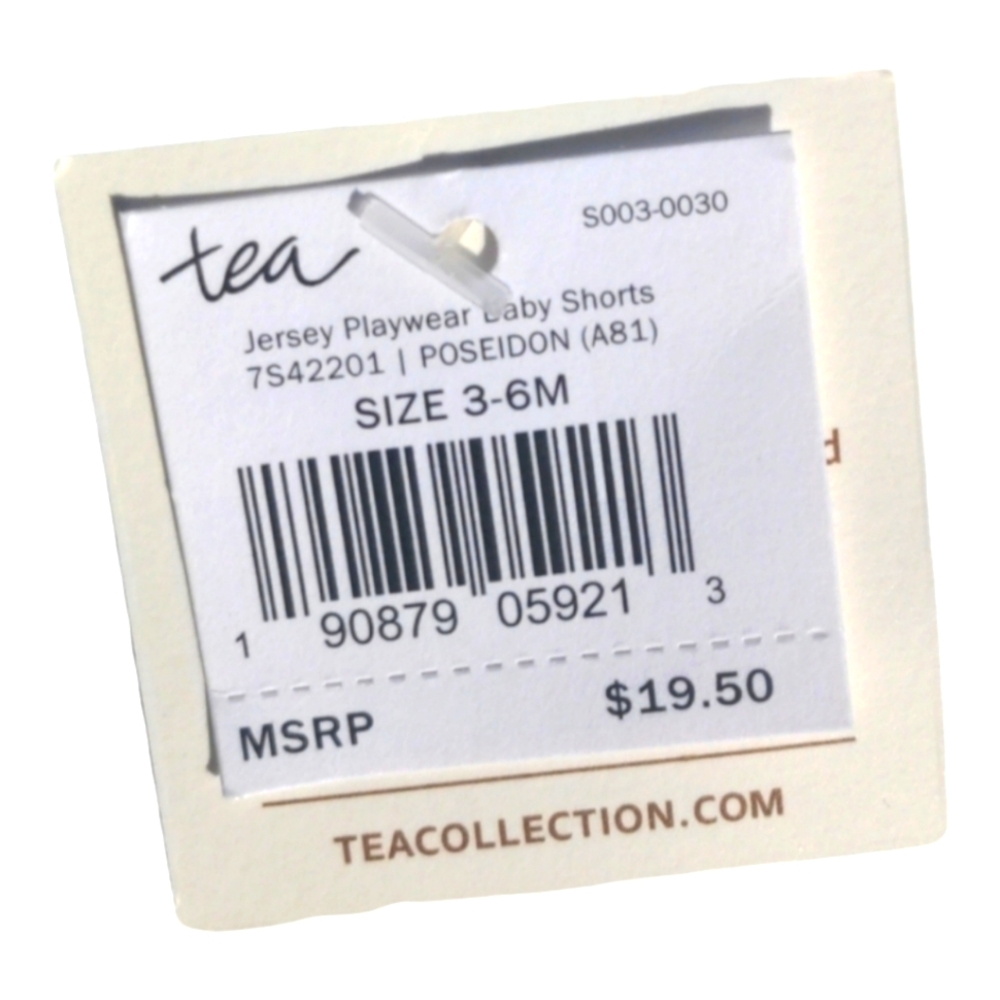 Tea Collection 3-6m Blue short - Picture 4 of 4
